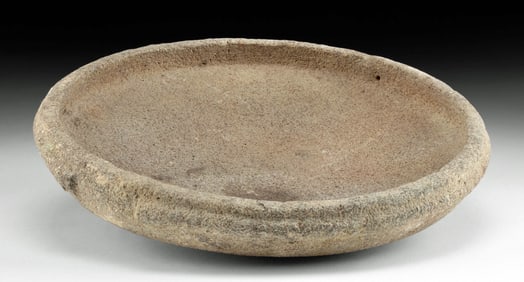 Cypriot Late Bronze Age Basalt Dish / Mortar