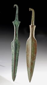 2 Luristani Bronze Spears