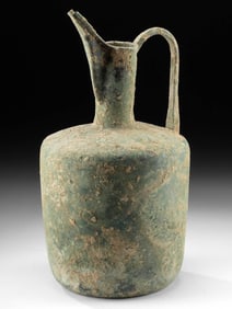 Large Medieval Persian Khorasan Copper Serving Ewer