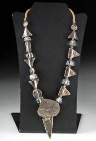 Silver Petroglyph Necklace by Mary & Doug Hancock