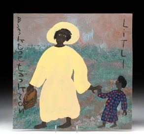 Black Joe Jackson Painting - "Litll"