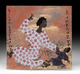 Black Joe Jackson Painting - "Run Shorty"