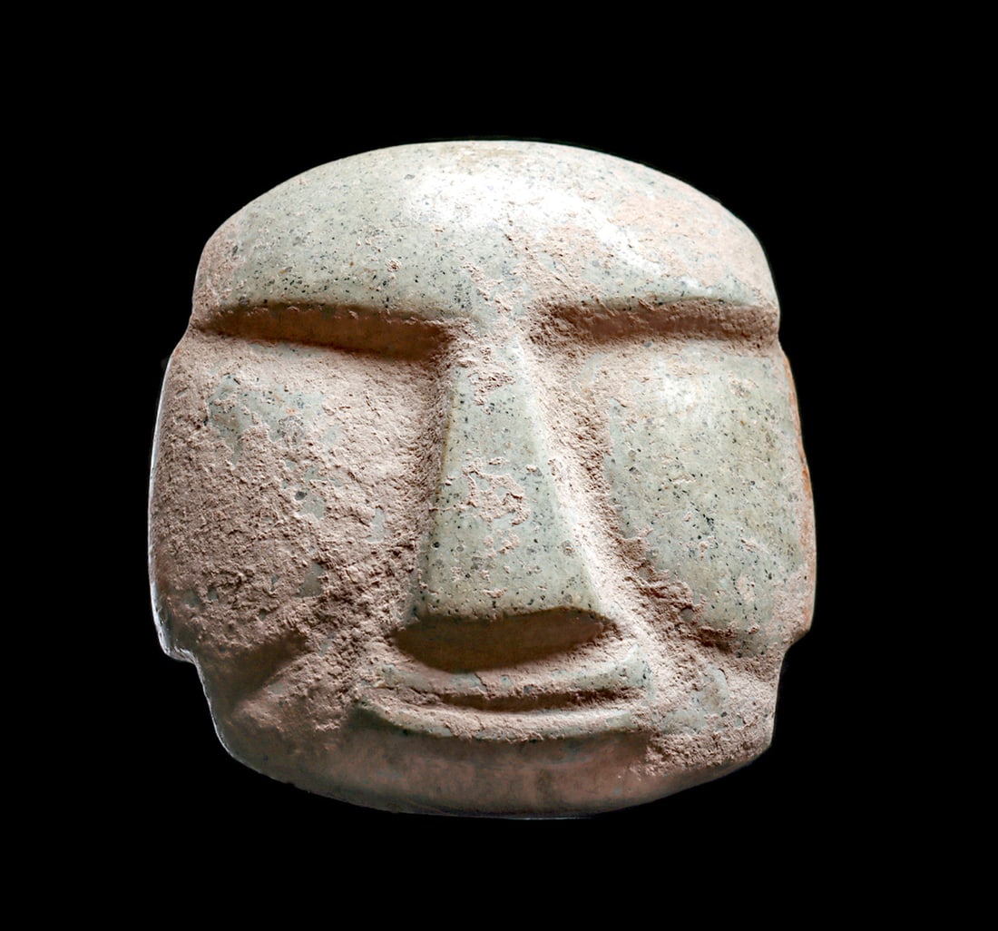 Chontal Serpentine Stone Mask (1 of 1)