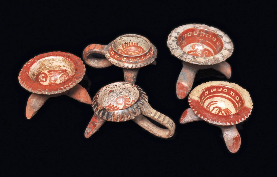 Michoacan Miniature Vessels (5), ex-David Harner - 3