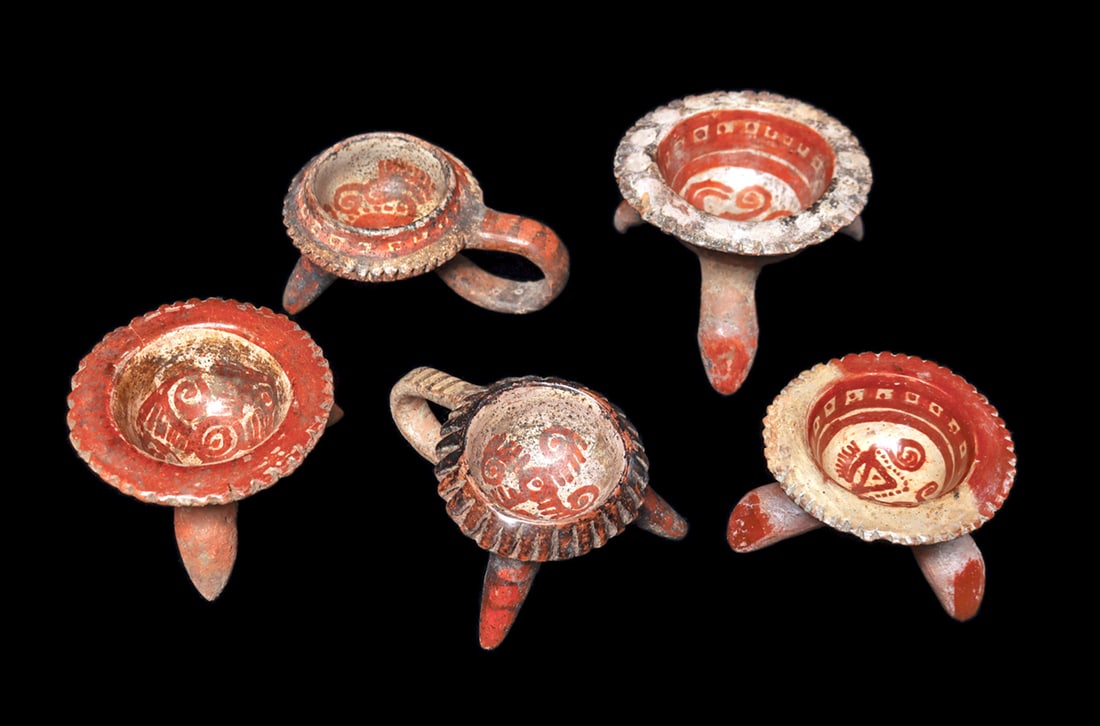 Michoacan Miniature Vessels (5), ex-David Harner - 4