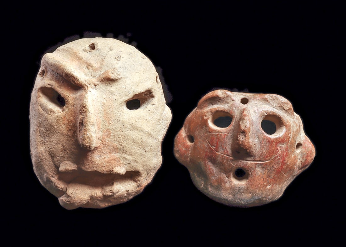 Tlatilco Pottery Maskettes (2) (1 of 1)