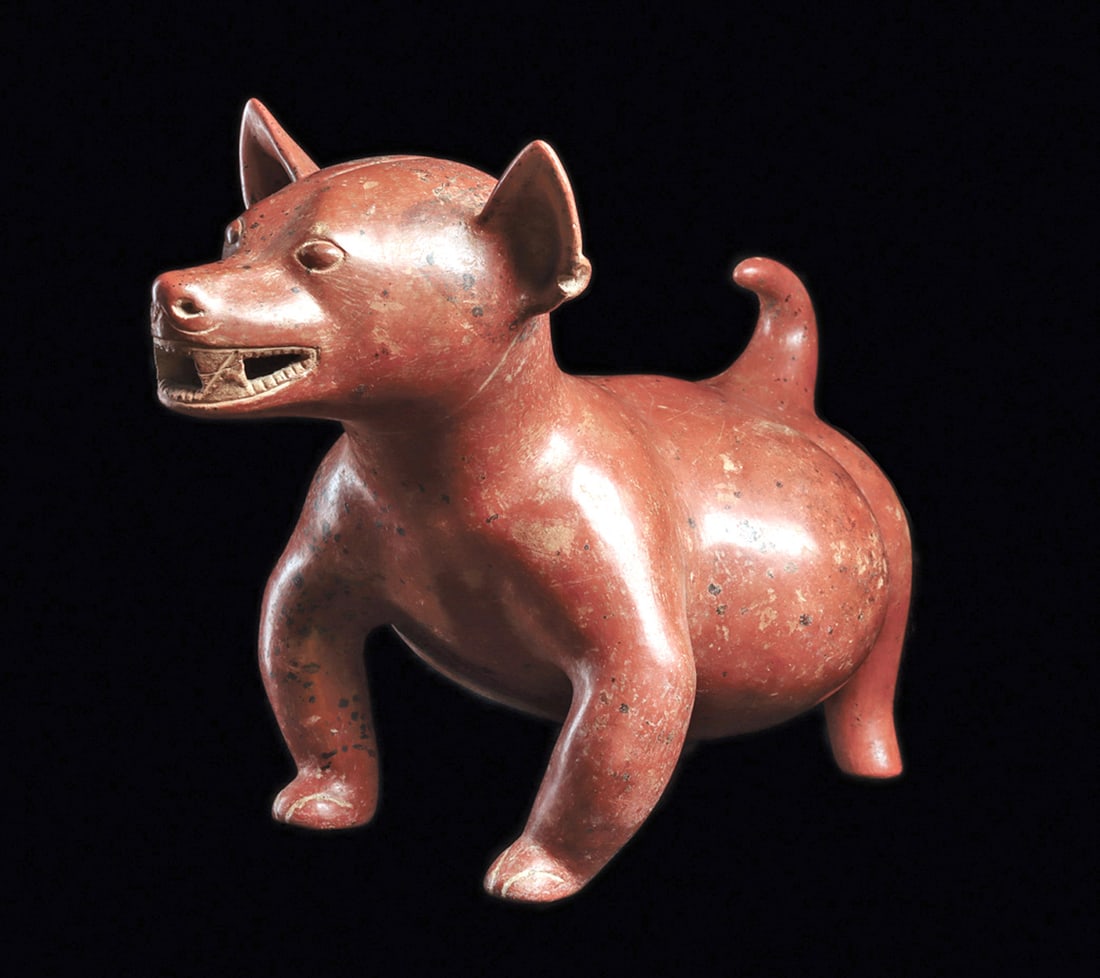 Colima Very Large Redware Dog (1 of 1)