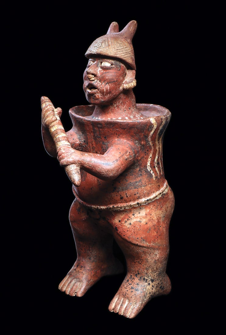 Nayarit Standing Warrior Wielding Club (1 of 1)