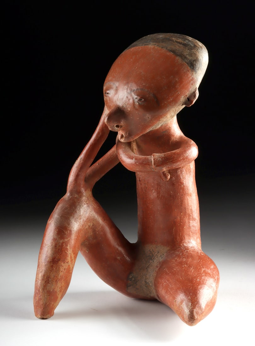 Nayarit Chinesco (Lagunillas) Red-Slipped Seated Female (1 of 4)