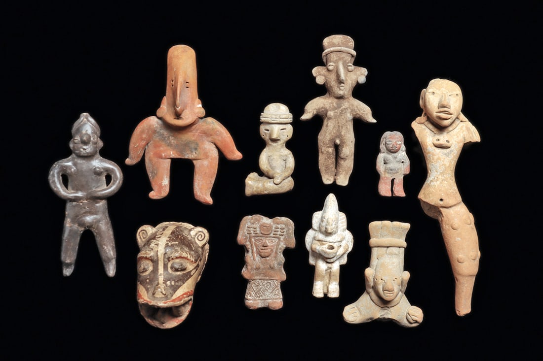 Group of Pre-Columbian Figures (10) (1 of 1)