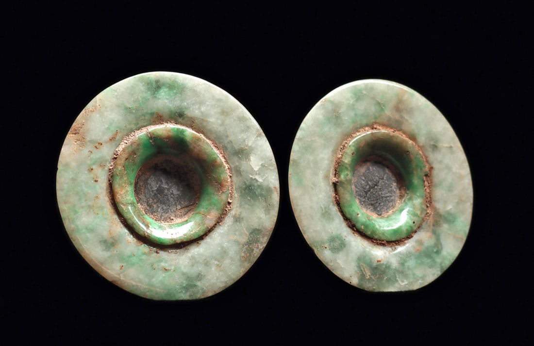 Maya Jade Earspools (2) - 4