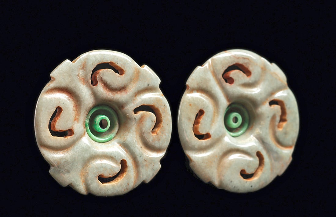 Maya Jade Earspools (2) - 3