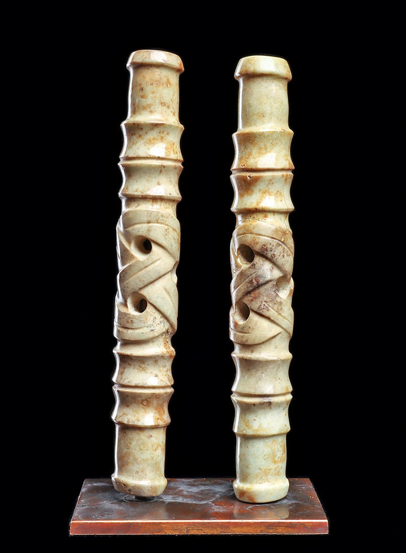 Maya Jade Tubular Pendants (2) (1 of 1)