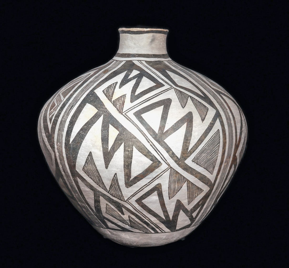 Soccorro / Anasazi Black on White Large Decorated Olla (1 of 1)