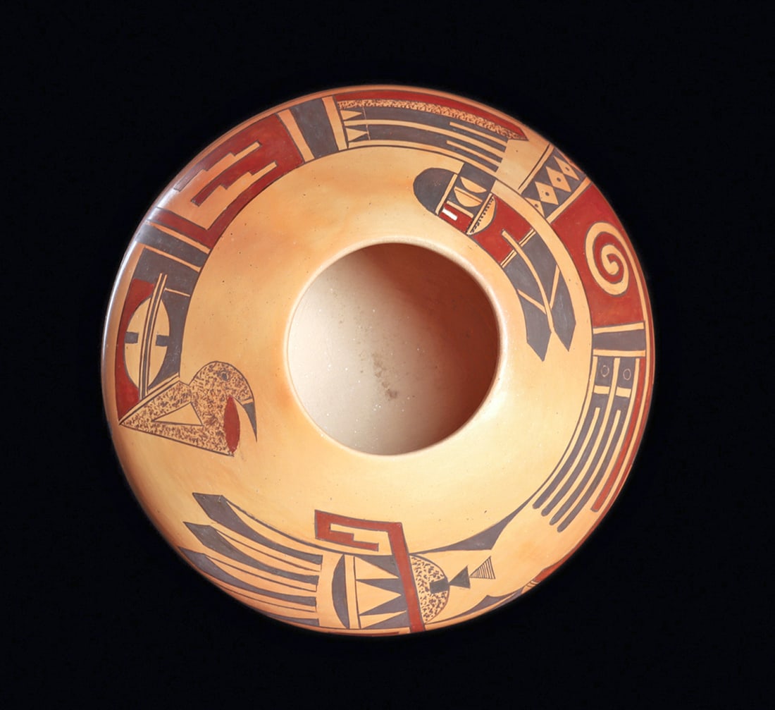 Dextra Qoutskuyva Pottery Jar with Turkey (1 of 1)