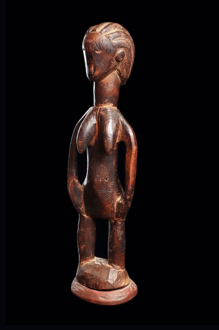 Temne Female Figure with Elongated Form and Scarification - 6