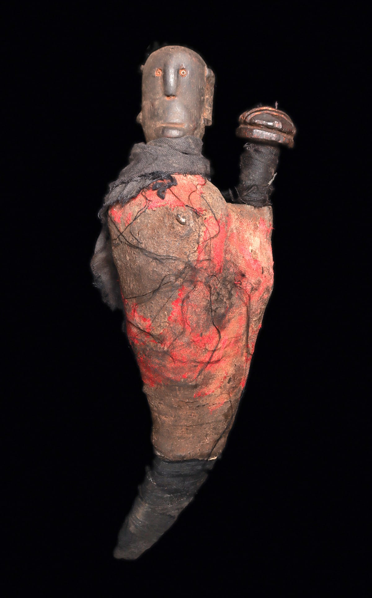 Zigua Medicinal Horn with Two Stoppers (1 of 1)