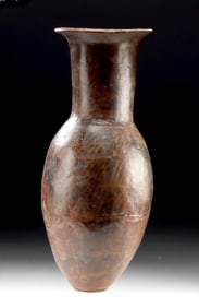 Large Narino Pottery Bullet Amphora w/ Geometric Motifs