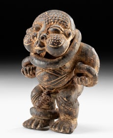 Cameroon Pygmy Guardian Figure with Scarification