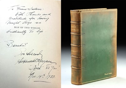 Signed "Man of Two Worlds" 1st Ed., ex-Francis Lederer