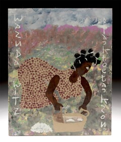 Black Joe Jackson Painting "Wasn Da Witz"