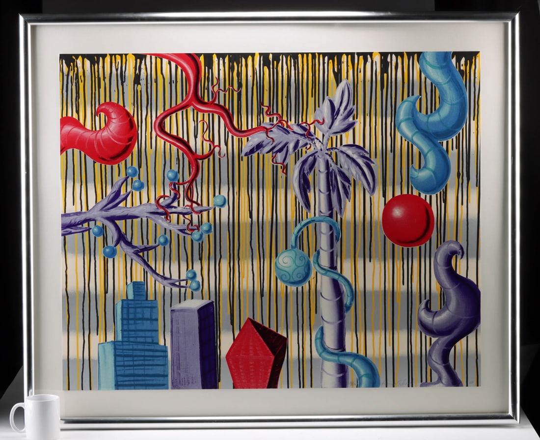 Kenny Scharf Silksreen - "Acid Rain" (1988) (1 of 3)