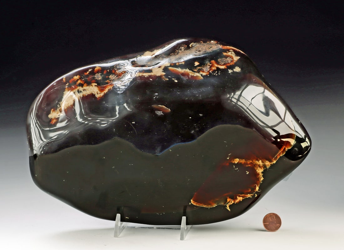 Massive Polished Indonesian Amber Specimen (1 of 5)