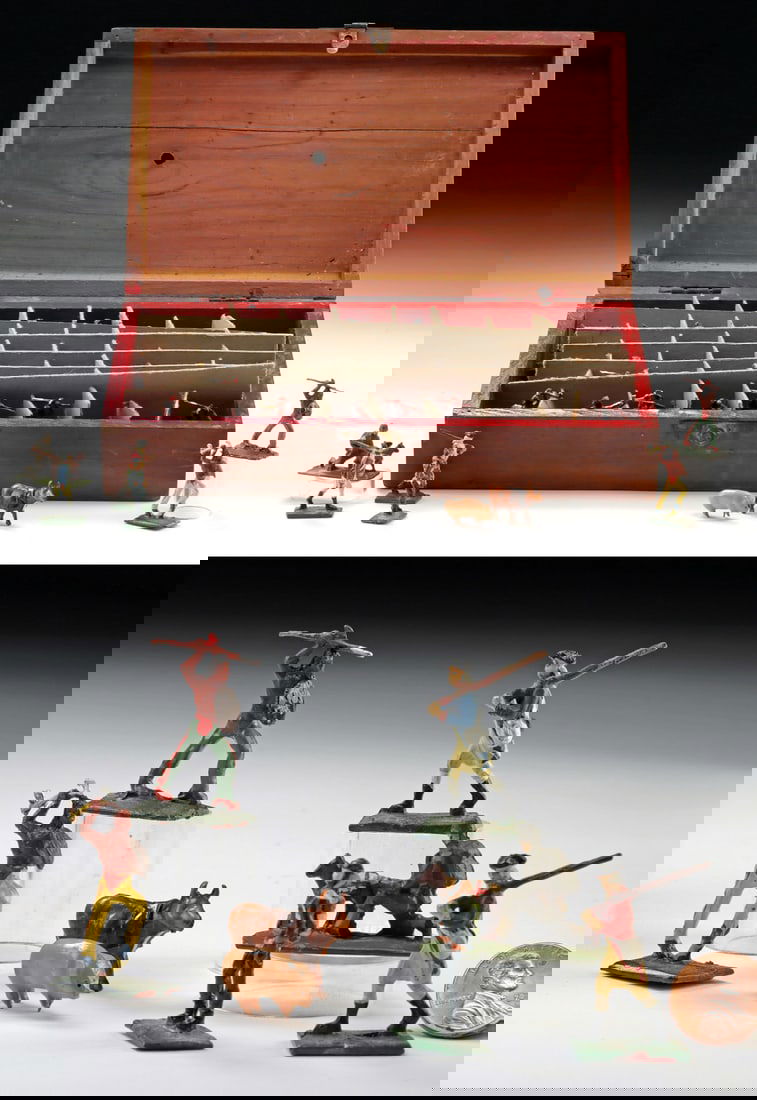 Lead Soldier & Native American Model Figurines by SAE (1 of 4)