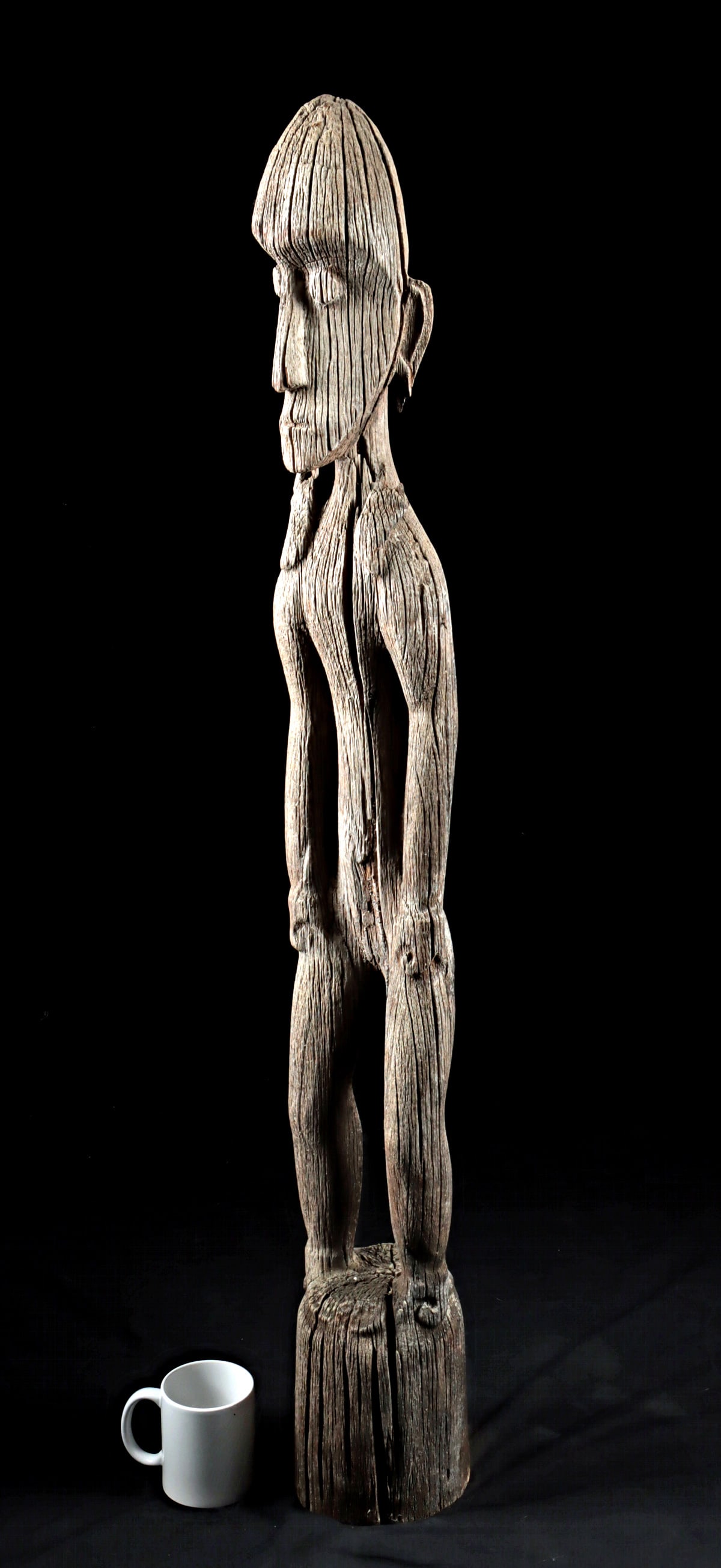 Indonesian Dayak Wood Hampatong Protective Ancestor (1 of 4)
