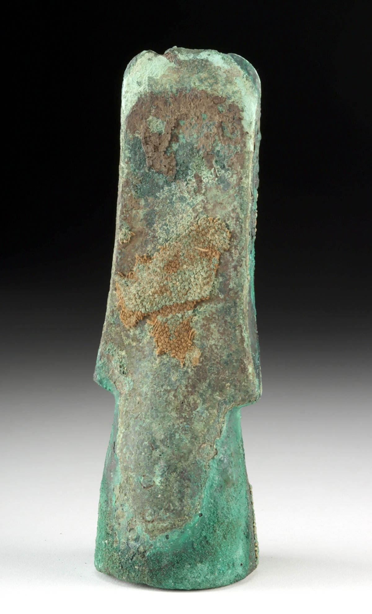 Peruvian Socketed Copper Chisel With Textile Remains (1 of 2)