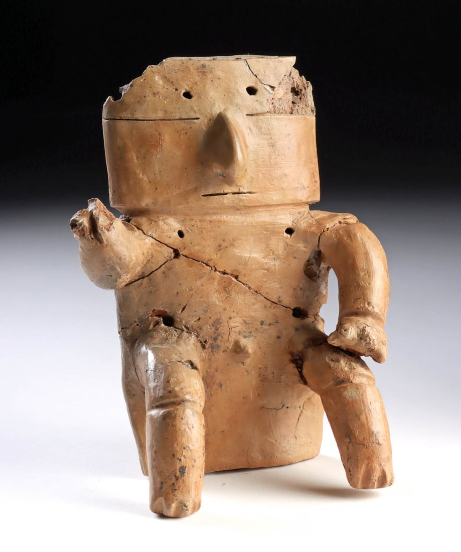 Ancient Colombia Quimbaya Funerary Slab Figure (1 of 3)