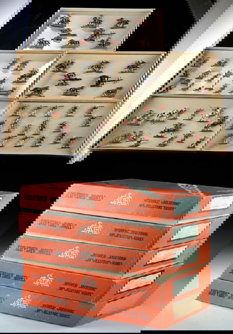 1960s SAE Lead Soldier Figures, Original 5 Box Set (1 of 2)