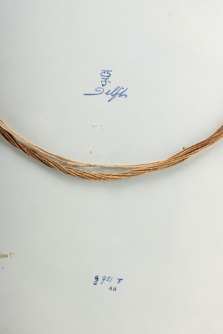 Delftware Plaque Windmill Scene, 1912 Datecode Mark! - 5