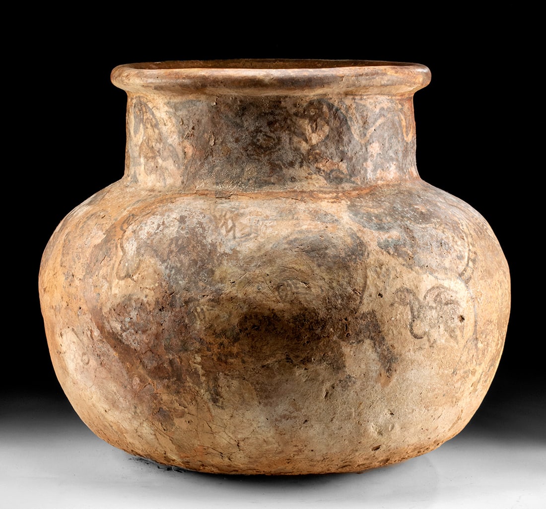 Huge Kushan Gandharan Pottery Zoomorph Jar, TL Tested - 3