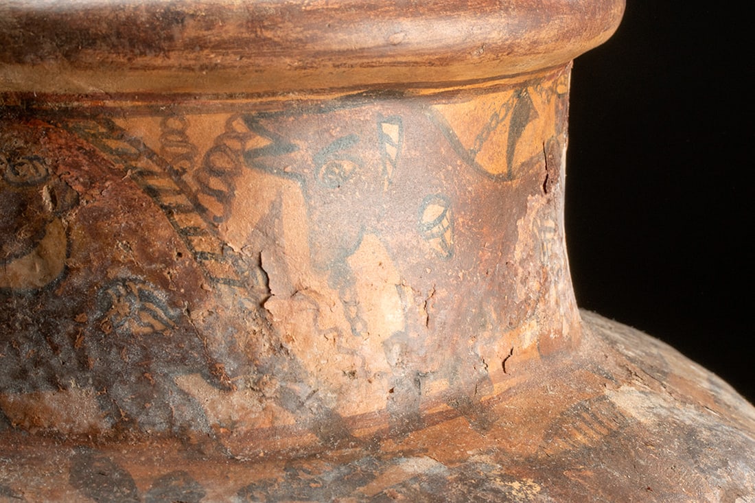 Huge Kushan Gandharan Pottery Zoomorph Jar, TL Tested - 4