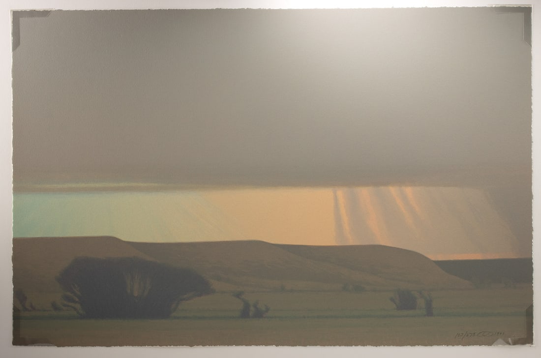 Russell Chatham Litho "Squall in Late November" (1993) (1 of 3)