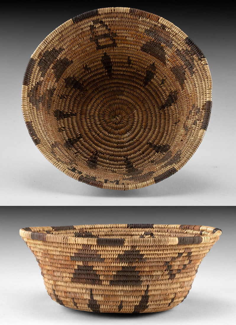 Pomo Woven Basket, Daisy MacCallum collection (1 of 3)