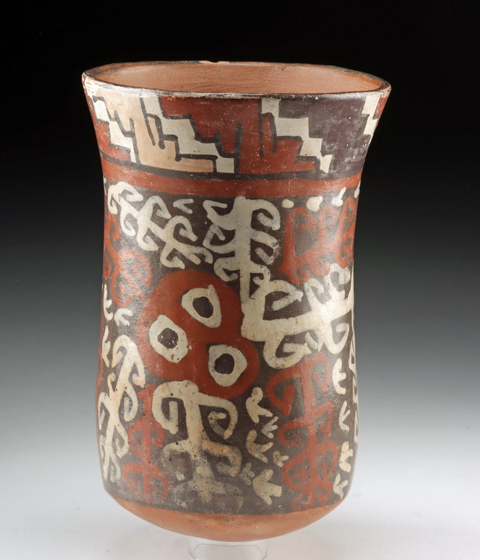 Nazca Jar Vessel - Chthonic / Underworld Motifs, TL'd (1 of 4)