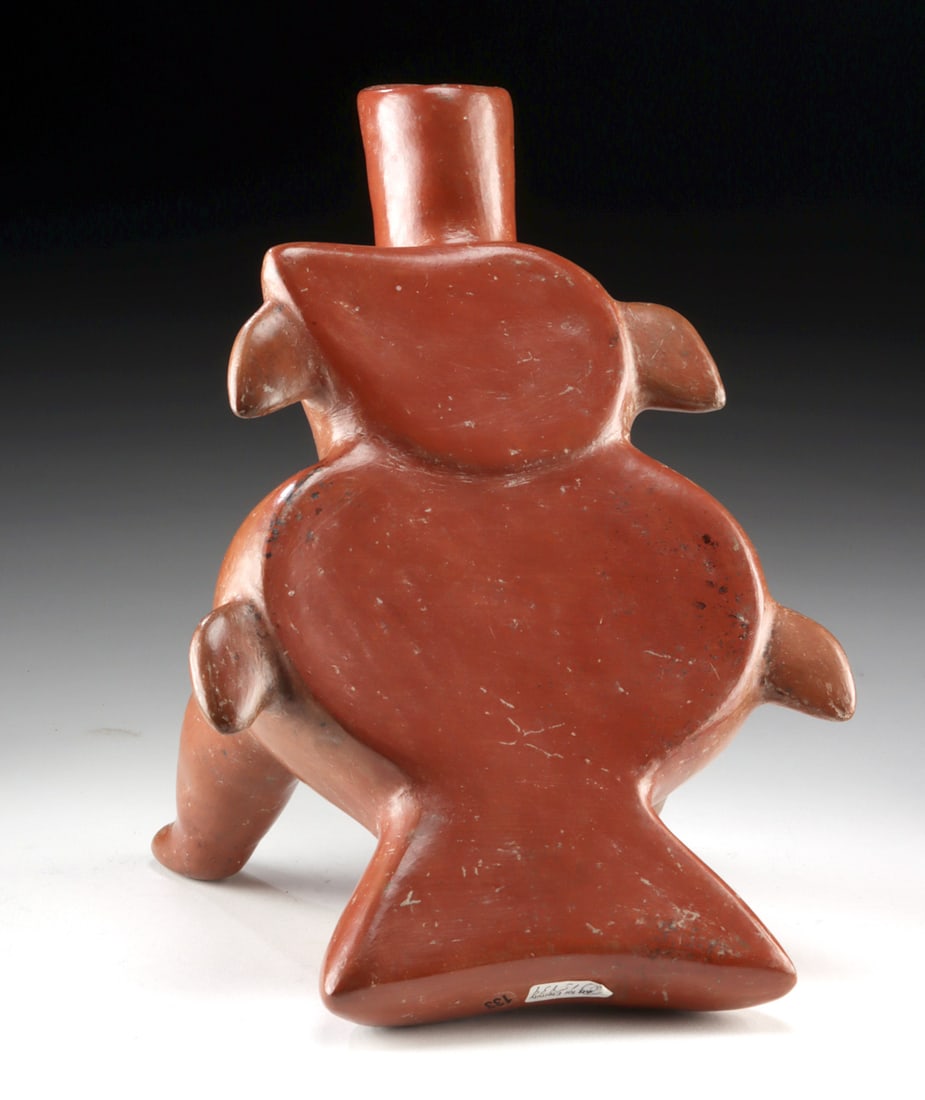 Colima Redware Pottery Zoomorphic Reclinatorio (1 of 3)
