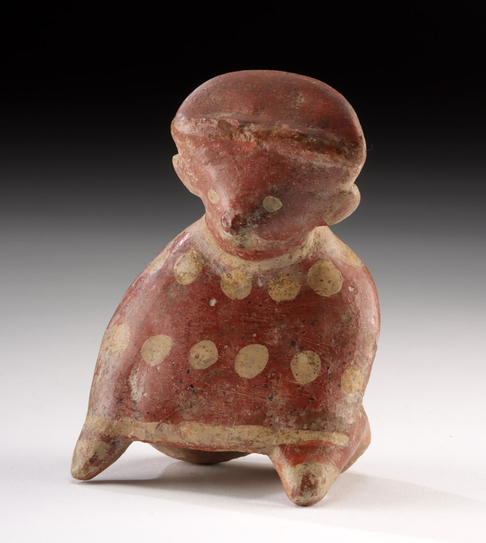 Nayarit-Chinesco Pottery Seated Tomb Figure (1 of 3)