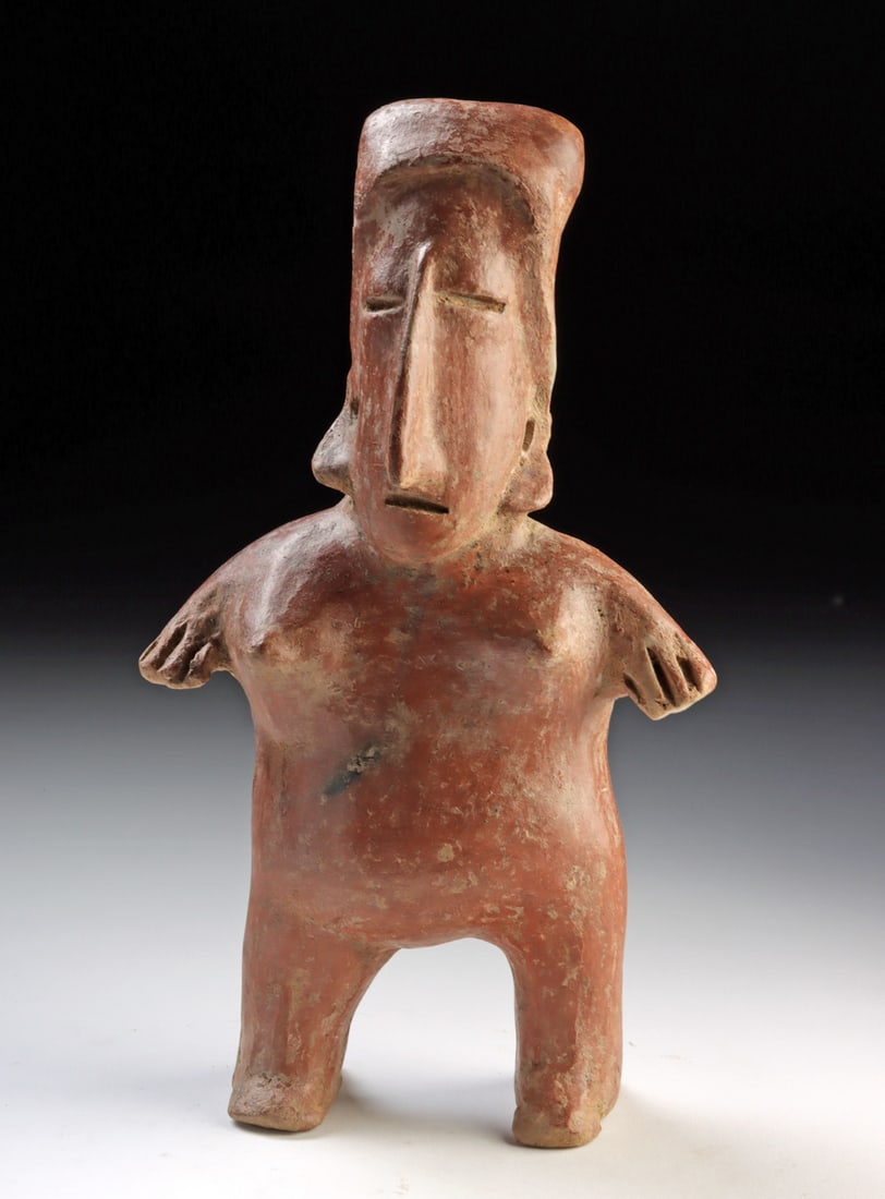 Jalisco Pottery Standing Female Figure (1 of 3)