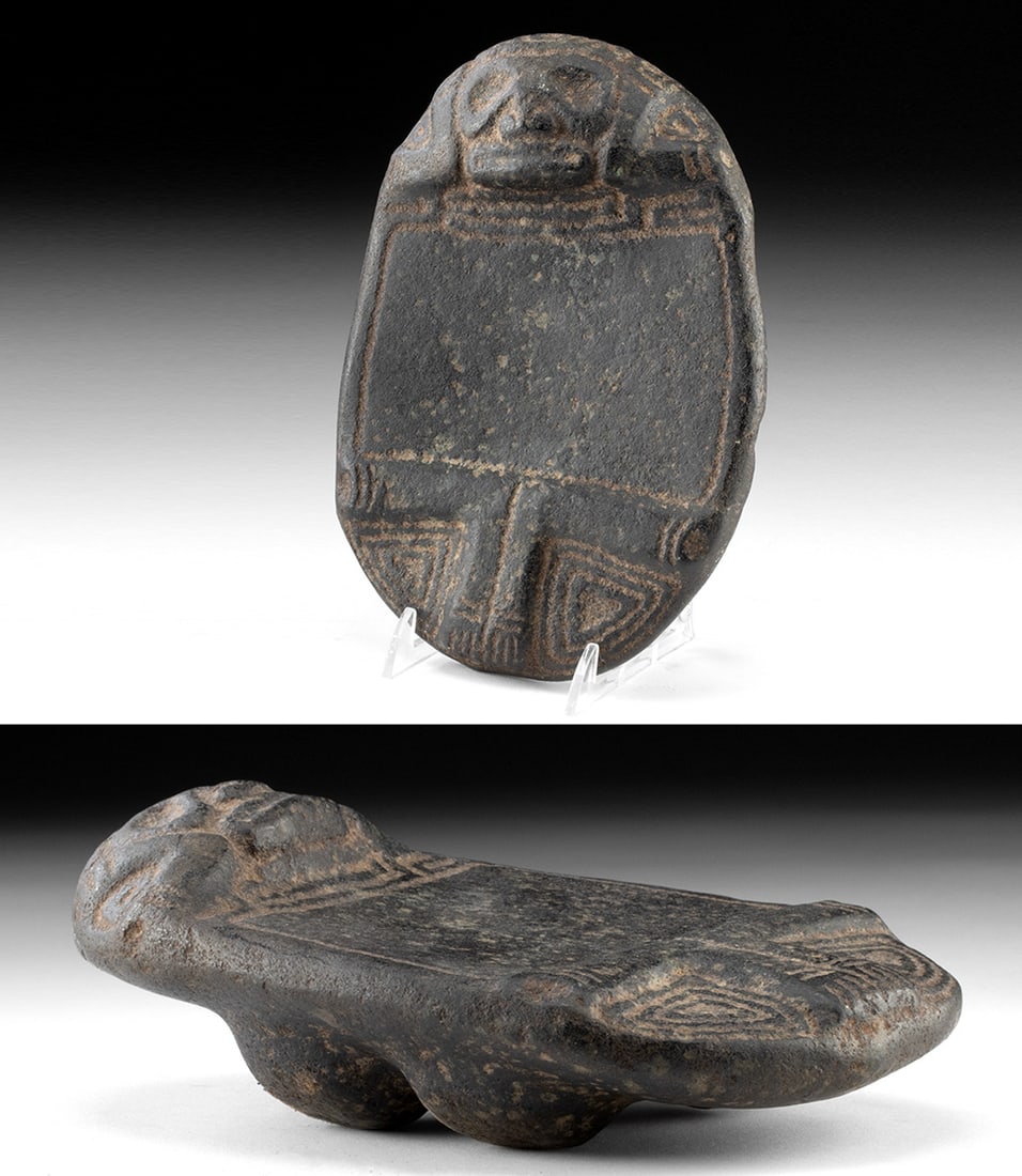 Taino Stone Miniature Duho Zemi Sculpture (1 of 4)