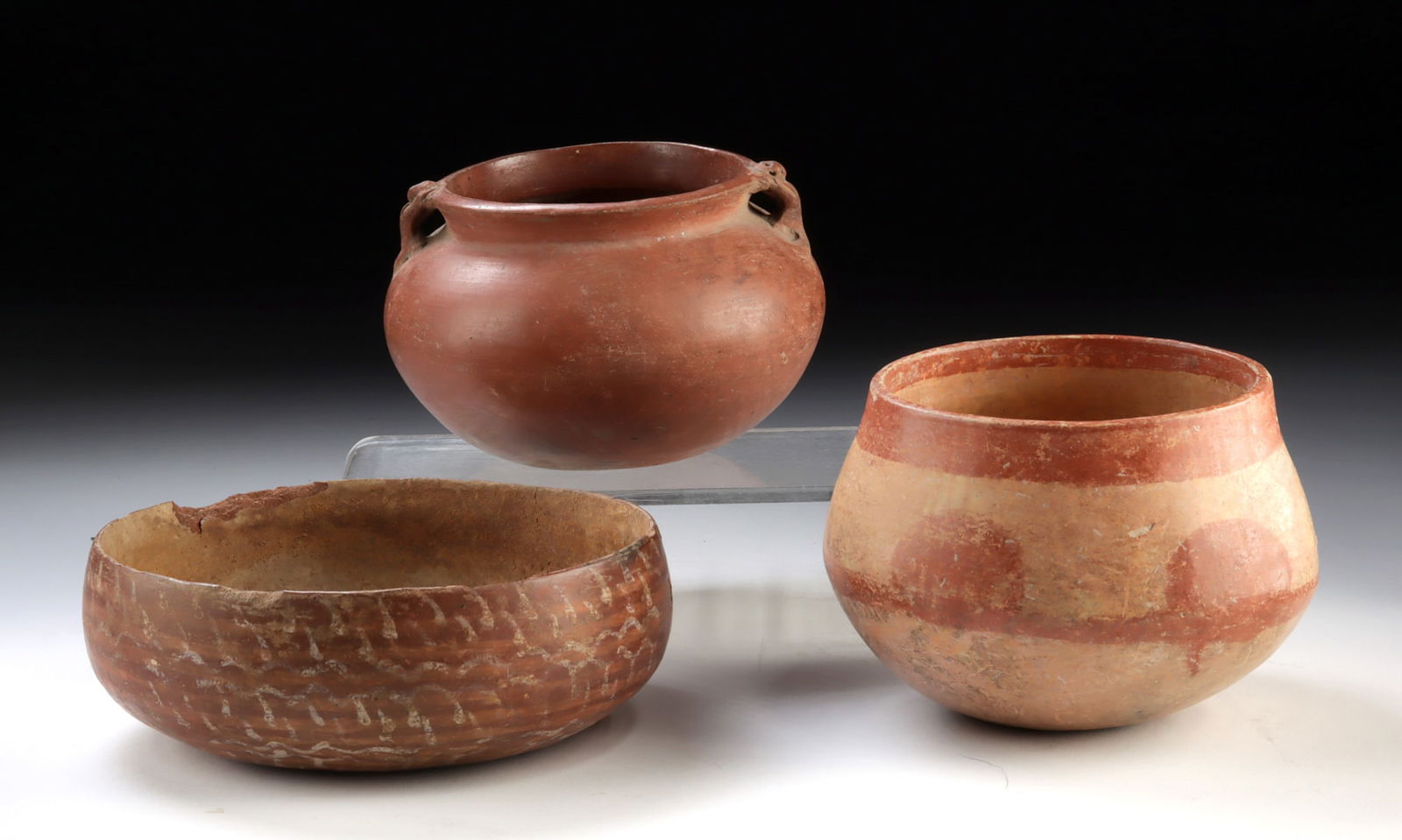Three Nazca, Maya, & Panamanian Pottery Vessels (1 of 2)