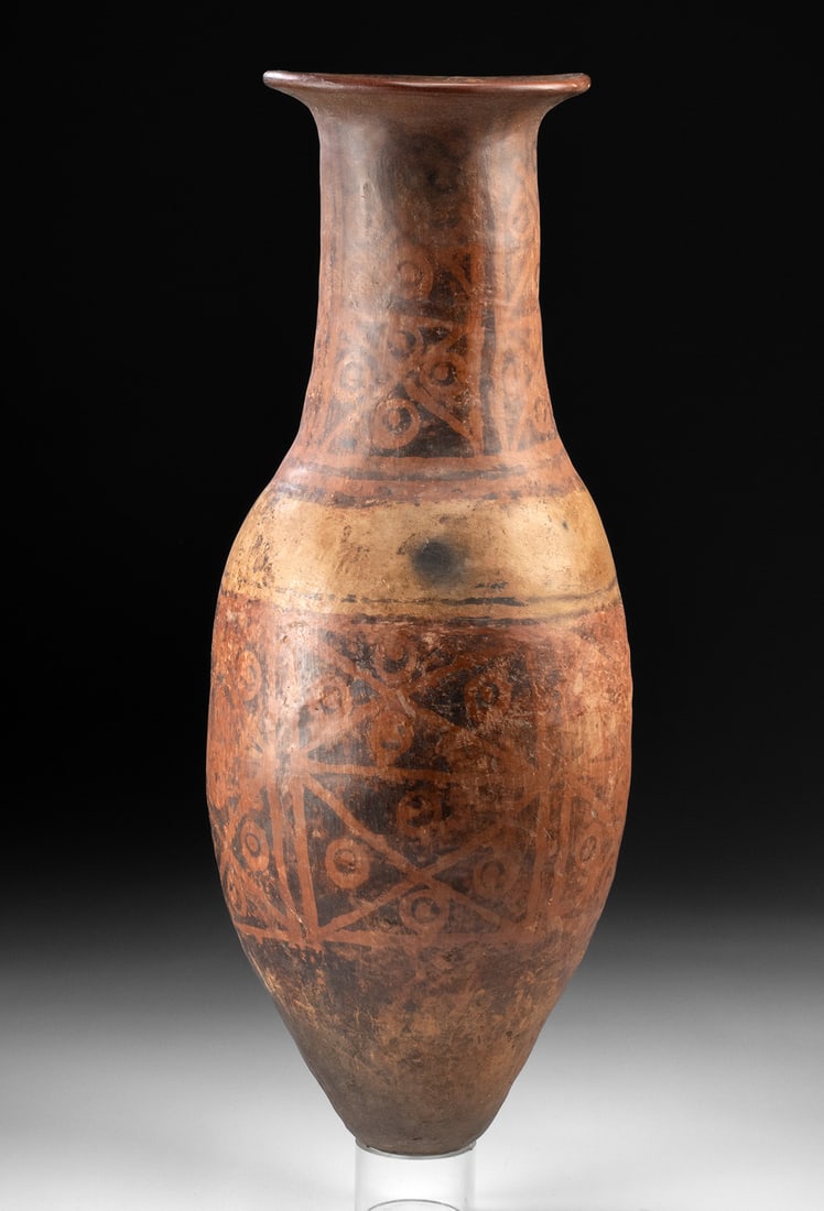 Large Pre-Columbian Narino Bullet Amphora Burial Urn (1 of 3)