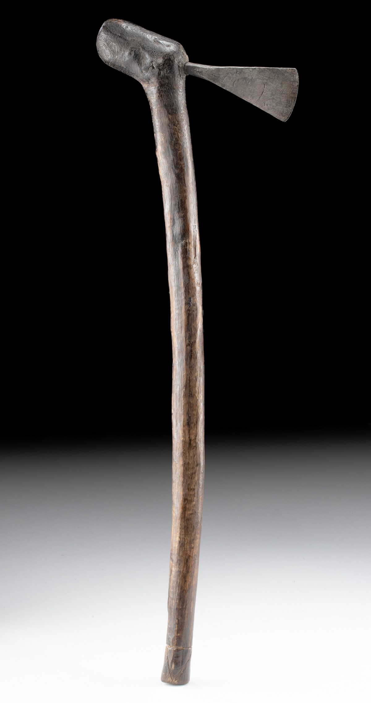 Central African Traditional Chokwe Wood & Iron Axe (1 of 3)
