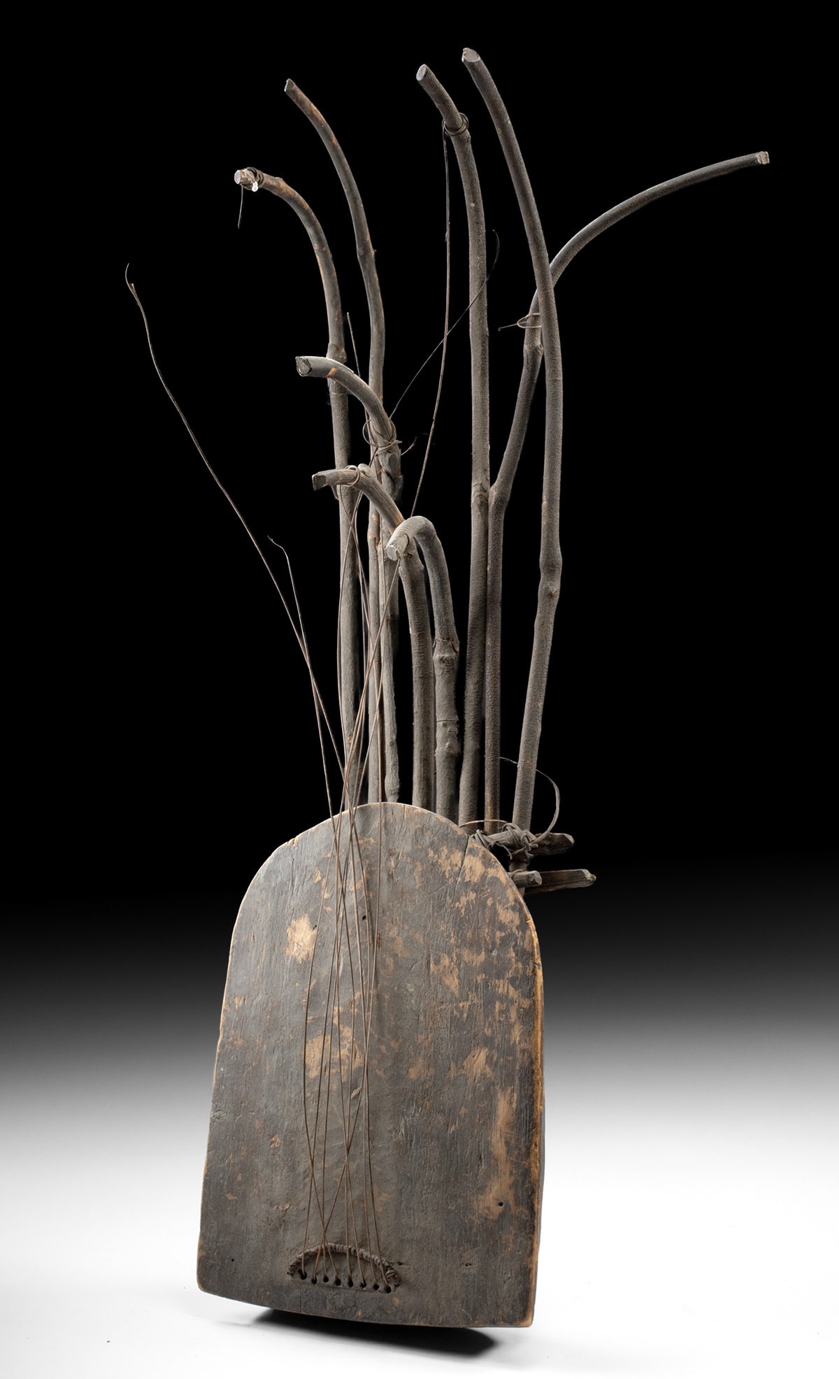 Congolese Wood Multi Neck String Pluriarc Instrument (1 of 2)