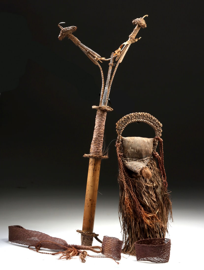 Papua New Guinea Bamboo & Vegetal Fiber Implements (1 of 3)