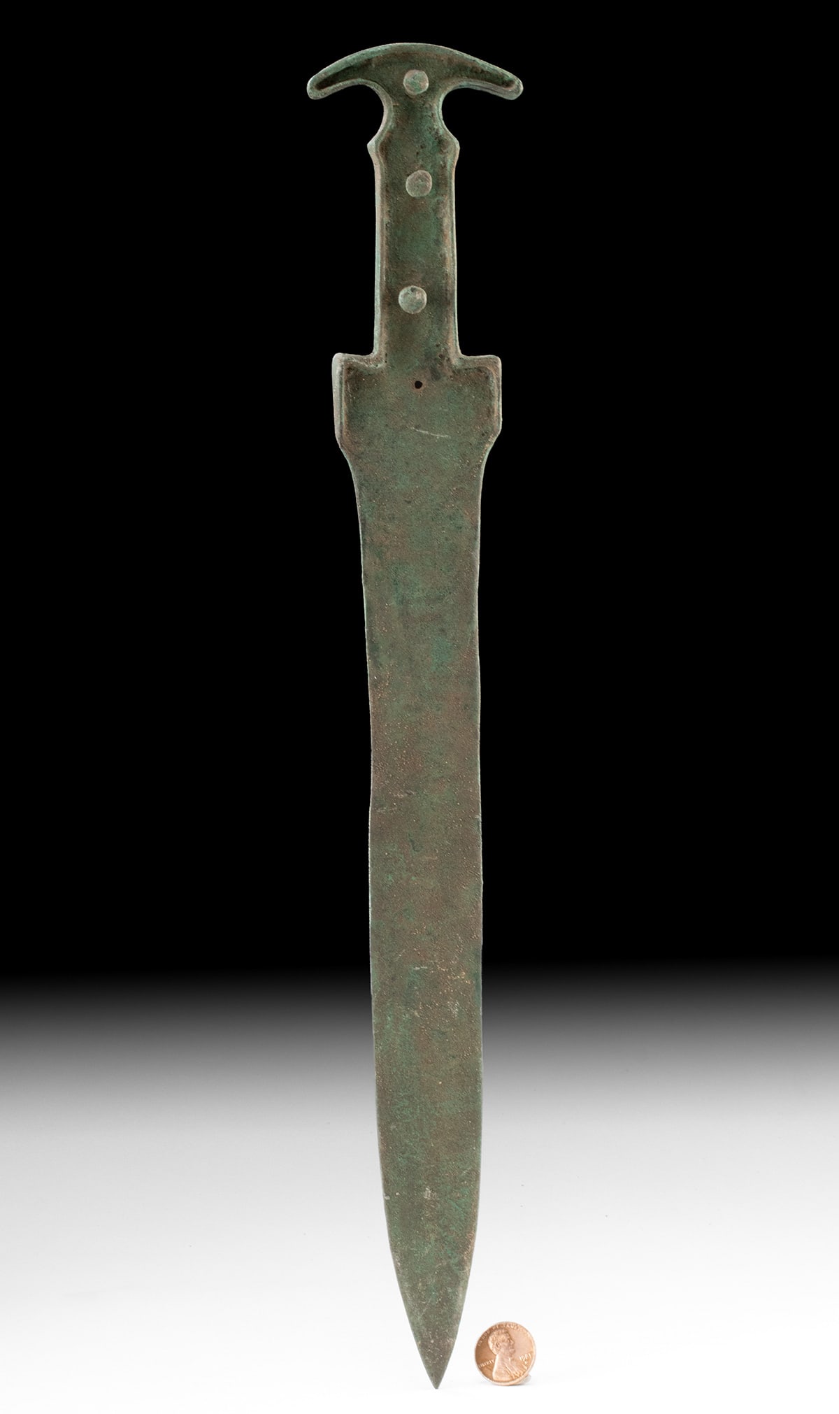 Helladic Bronze Dagger - Integral Hilt - 2