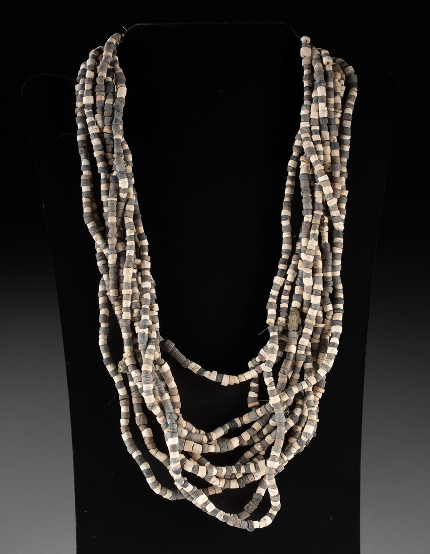 Mesopotamian Multi Strands Shell & Steatite Beads (1 of 2)