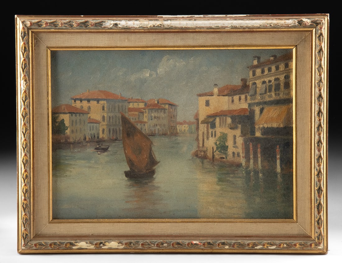 Early 20th C. Impressionist Painting - Venice (1 of 2)